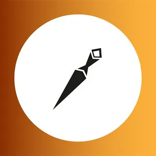 Portada de historias destacadas con un kunai