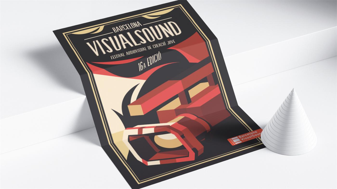 Poster for the 16th edition of the Barcelona VisualSound festival